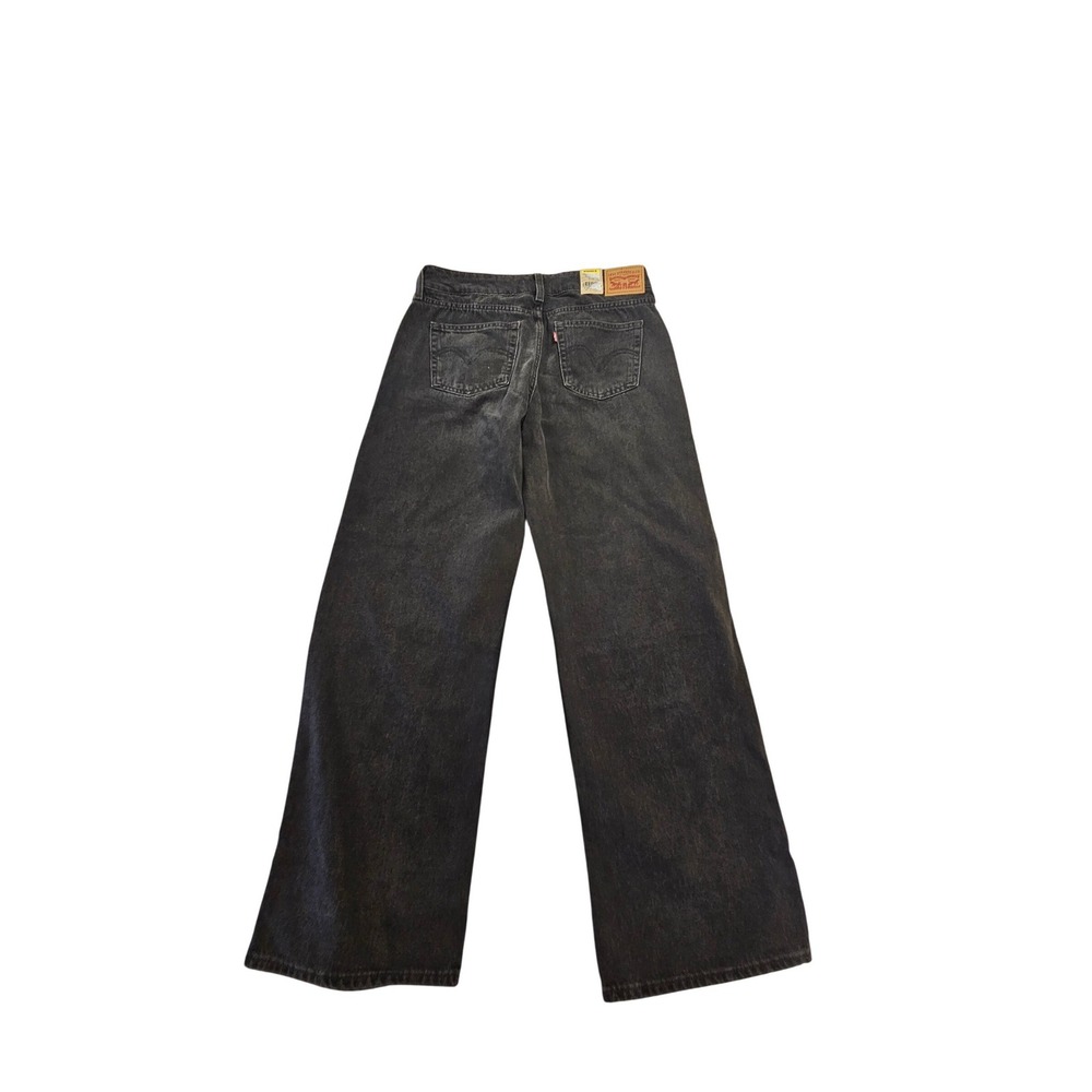 Levis Superlow Loose Jeans Mens 30x32 Black Low Rise Relaxed Straight Leg NEW